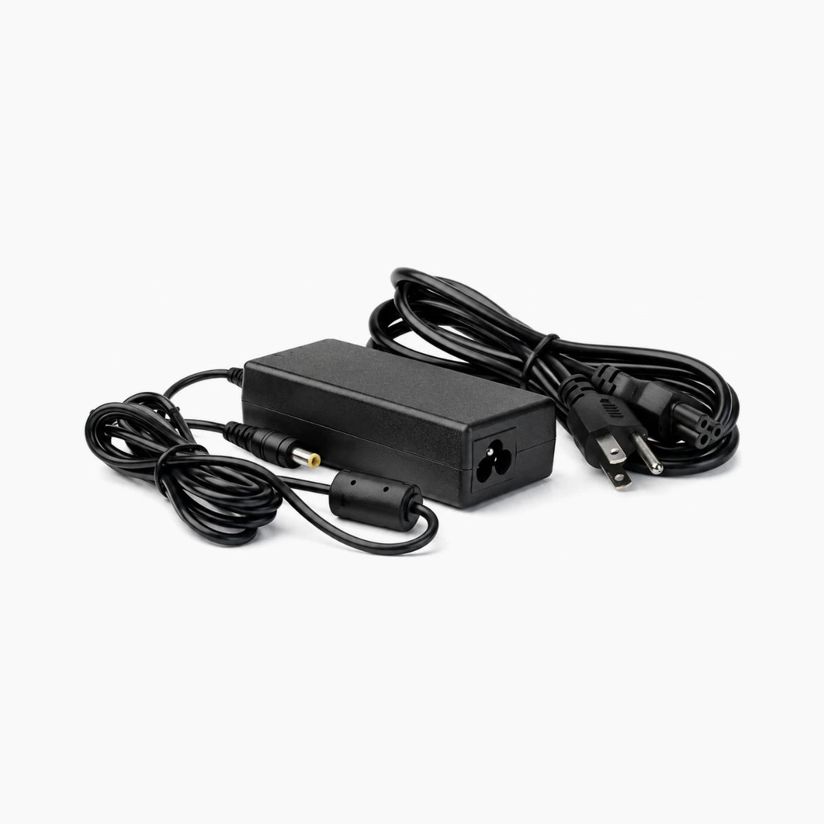 AC adapter with power cord side view