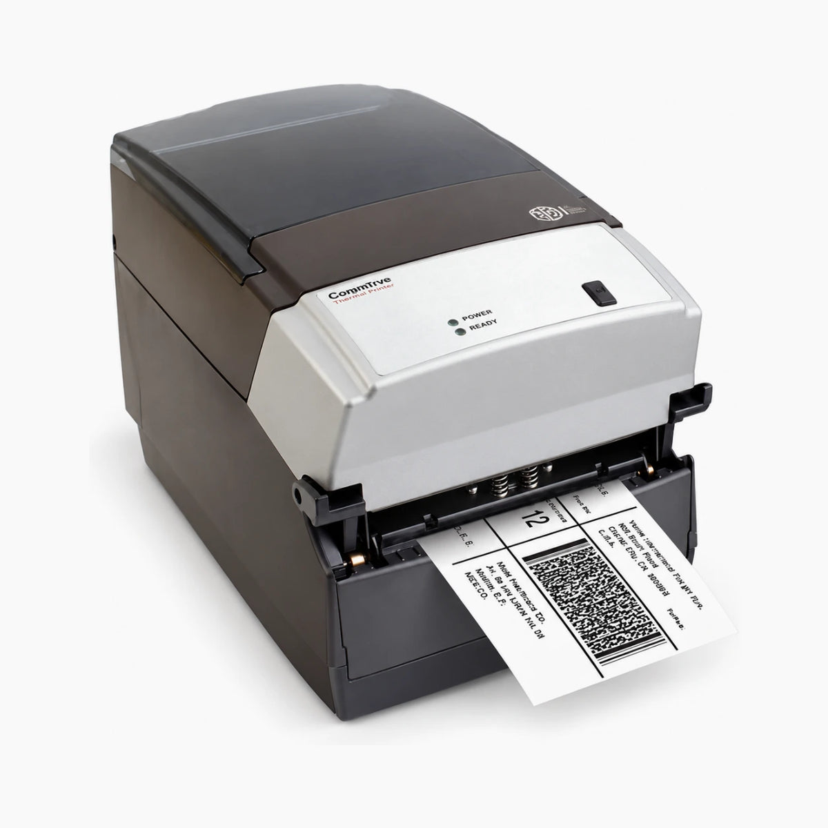 CognitiveTPG CXD4-1330-RX thermal label printer angled view