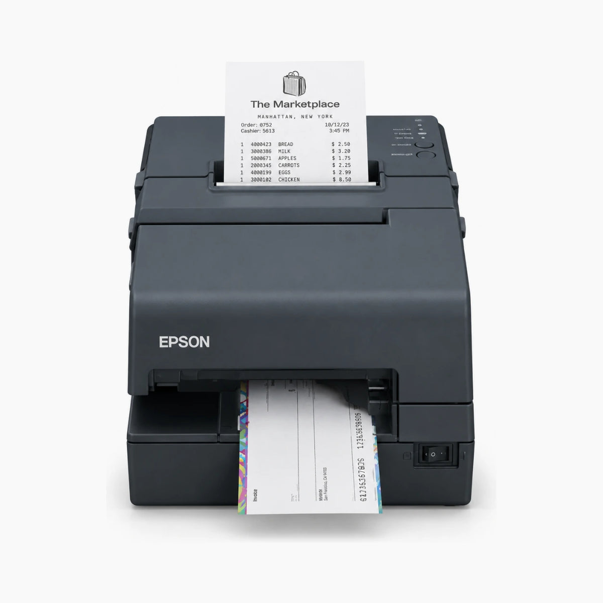 Epson TM-H6000II multifunction receipt printer front view