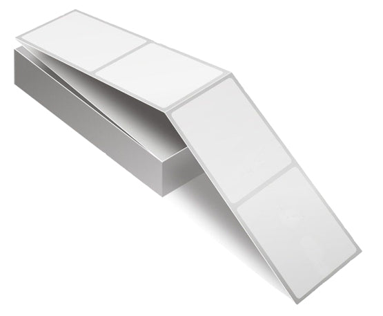 2000 FanFold Label pack 4x6 Direct Thermal Shipping Label - flat-stock