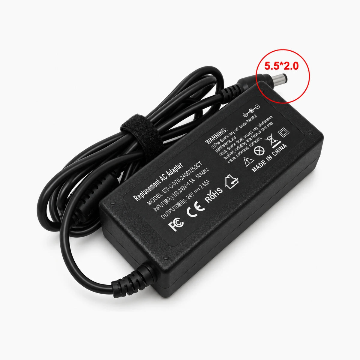 Fujitsu power supply angled view