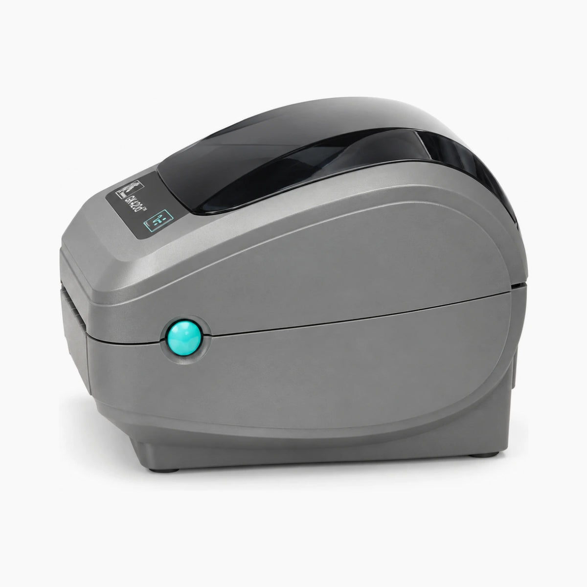 Zebra GK420d thermal label printer side view