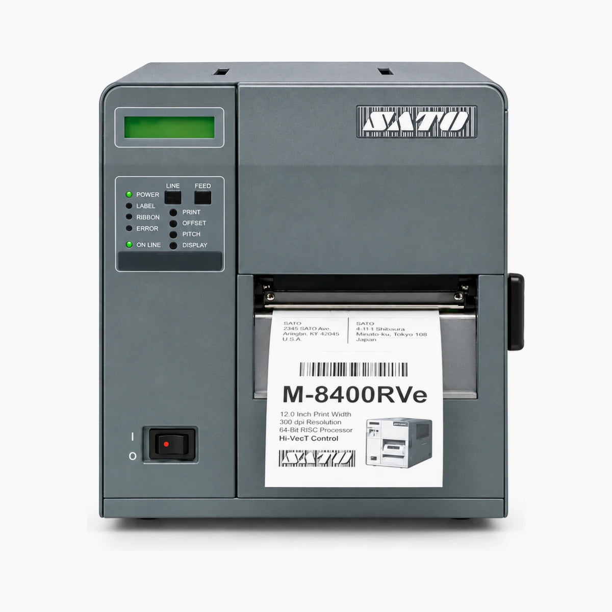 SATO M-8400RVe front