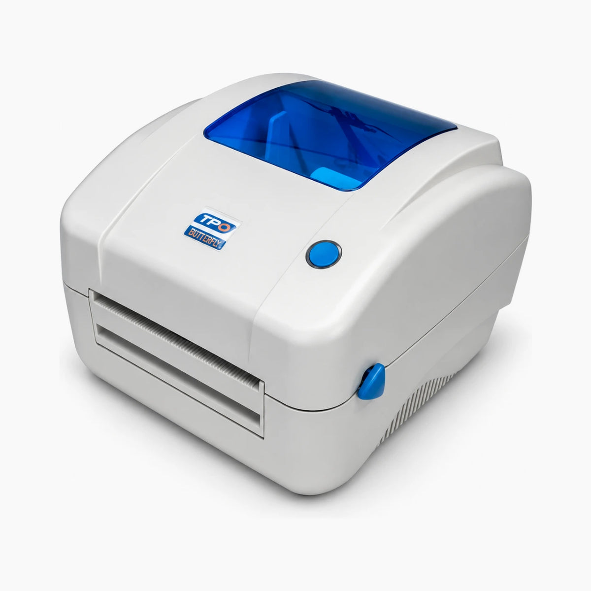 TPO HZ-3120 thermal receipt and barcode printer, angled view