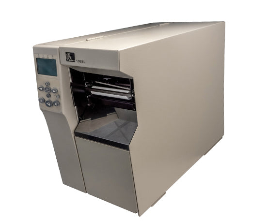 Zebra 105SL Industrial / Commercial Thermal Label Printer - zebra-105SL-angle1