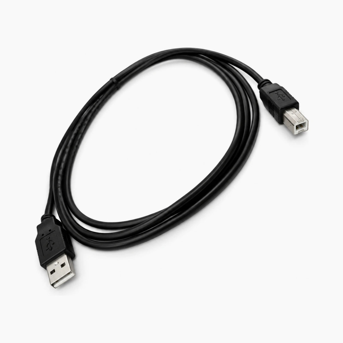 6ft USB cable for Zebra Eltron printers side view