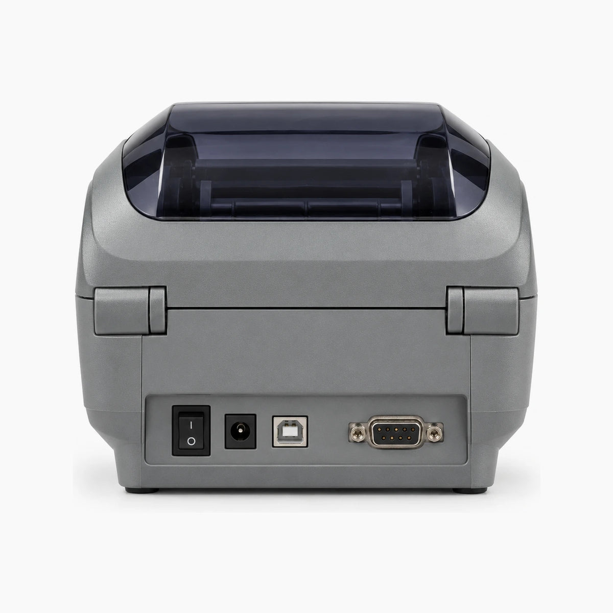 Zebra GX420d thermal label printer, rear view