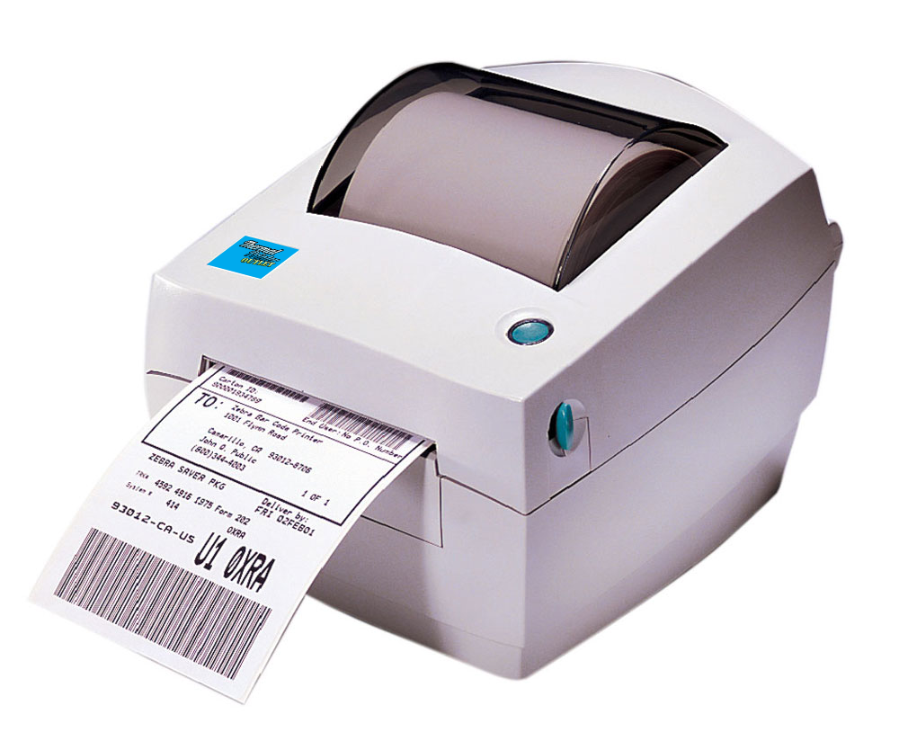 Zebra LP-2442 Thermal Label Printer LP2442 + Driver & Manual - Zebra LP2844 Label Printer LP-2442