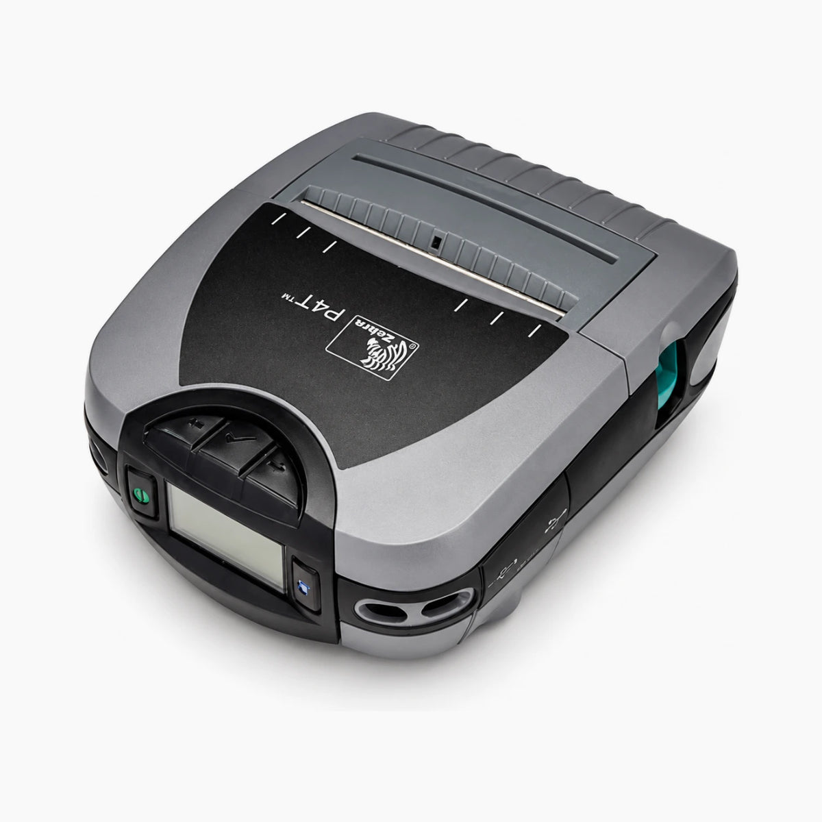 Zebra P4T mobile printer, angled view