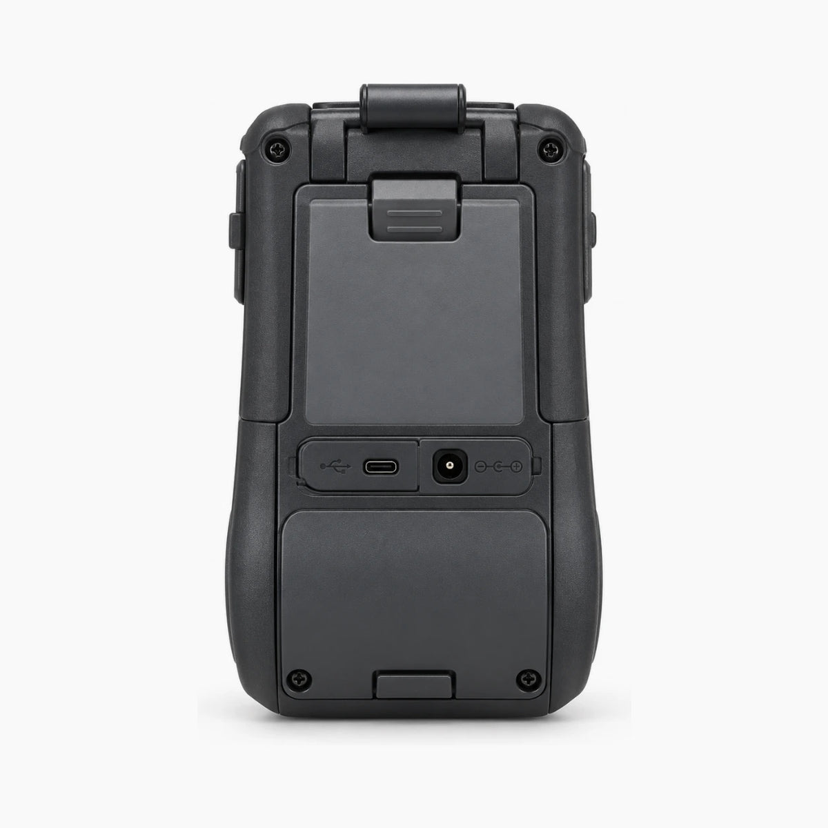 Zebra QL320 Plus mobile printer, rear view