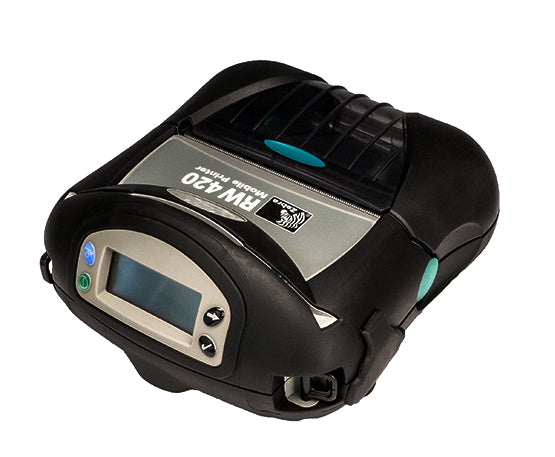 Zebra RW 420 Printer: Mobile Printer & Printhead RW420 - zebra rw420-angle