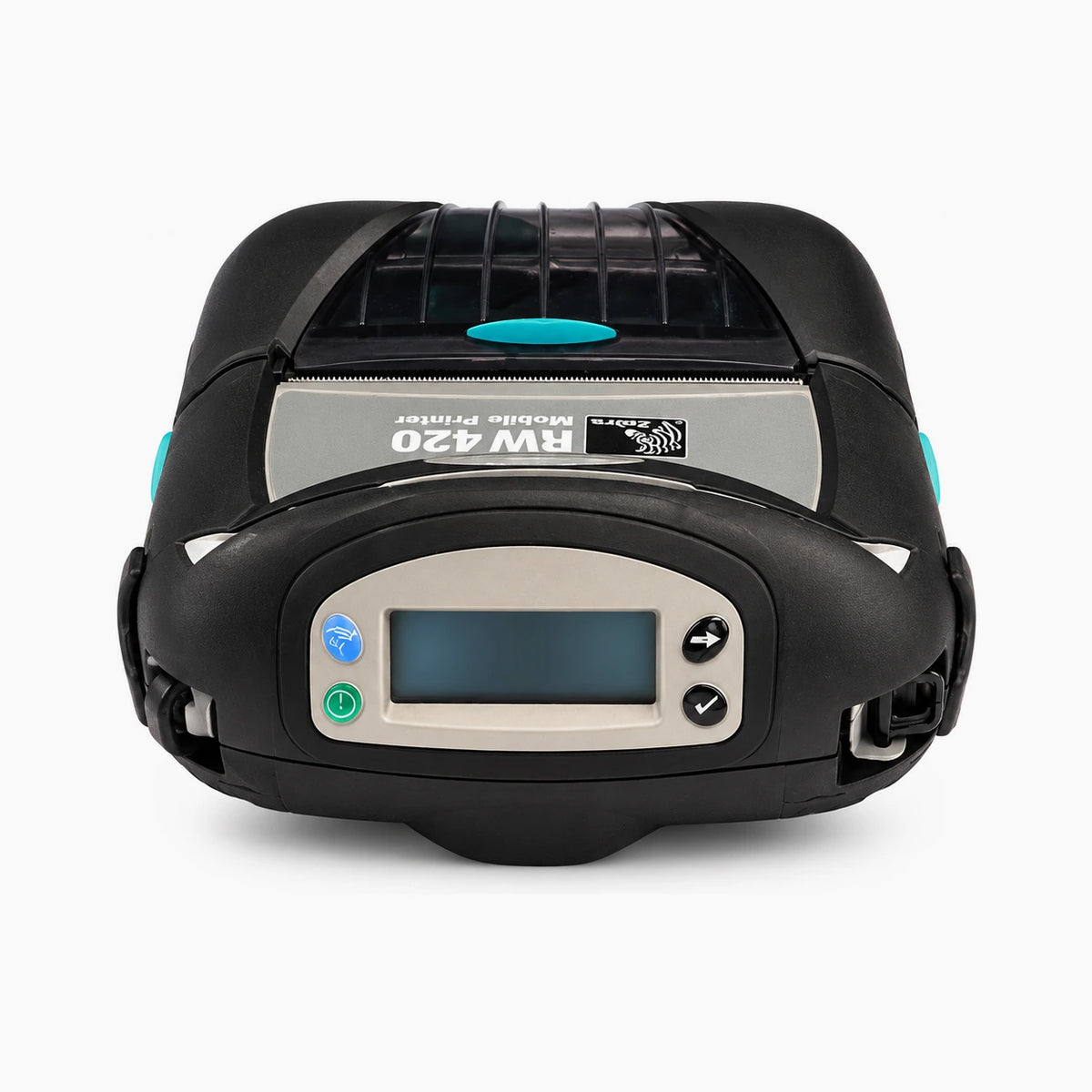 Zebra RW420 mobile printer, front view