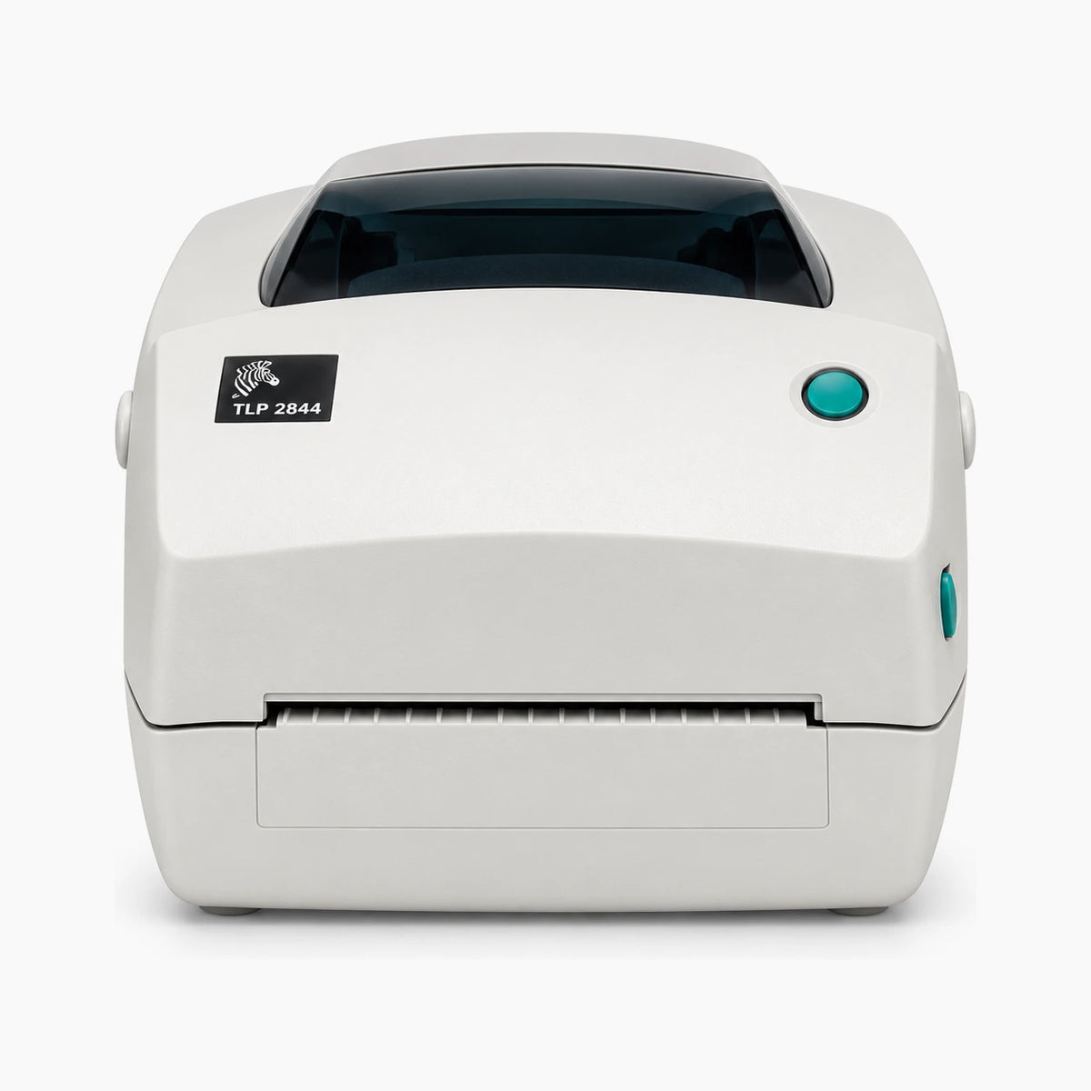 Zebra TLP 2844 thermal label printer, front view
