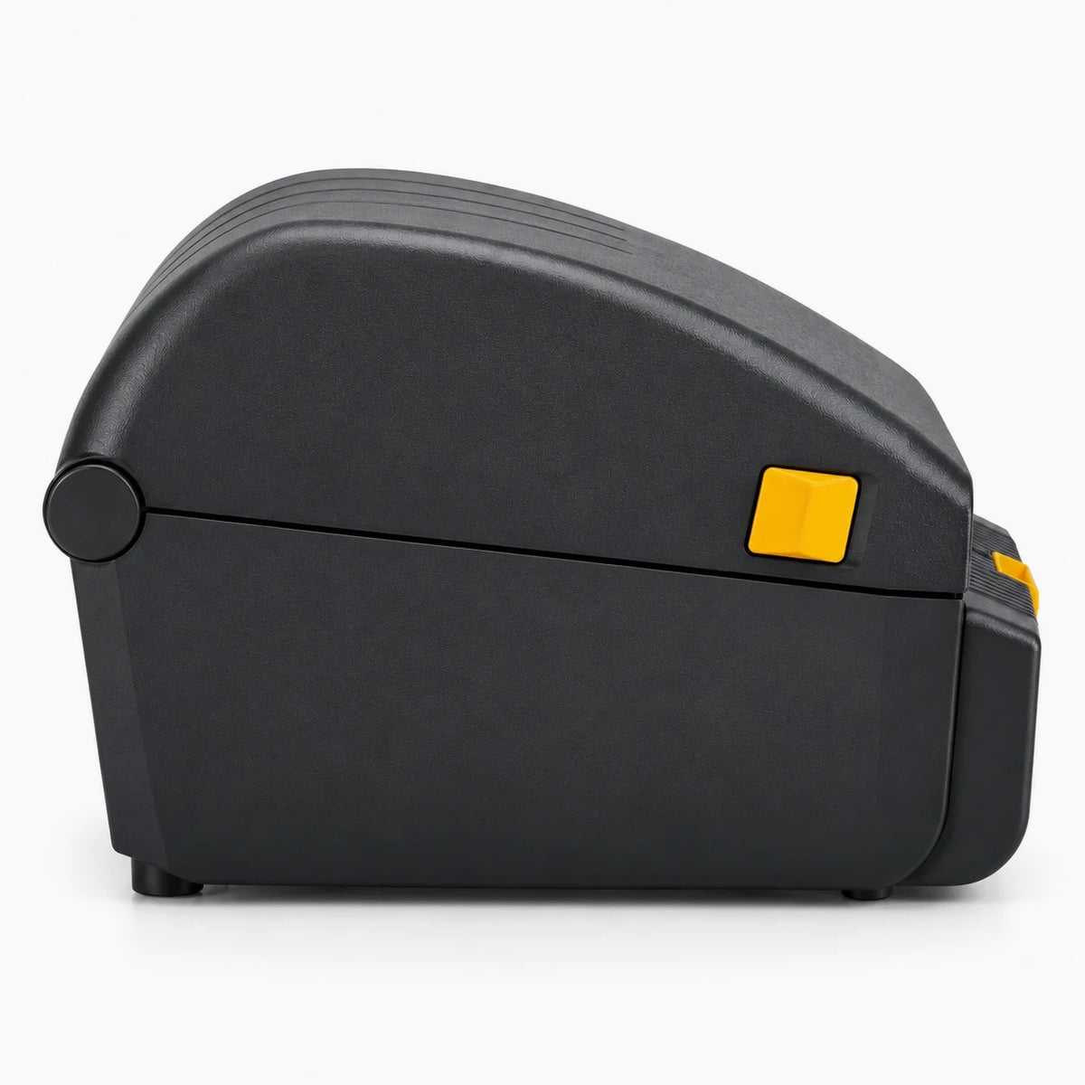 Zebra ZD230 thermal label printer - side view