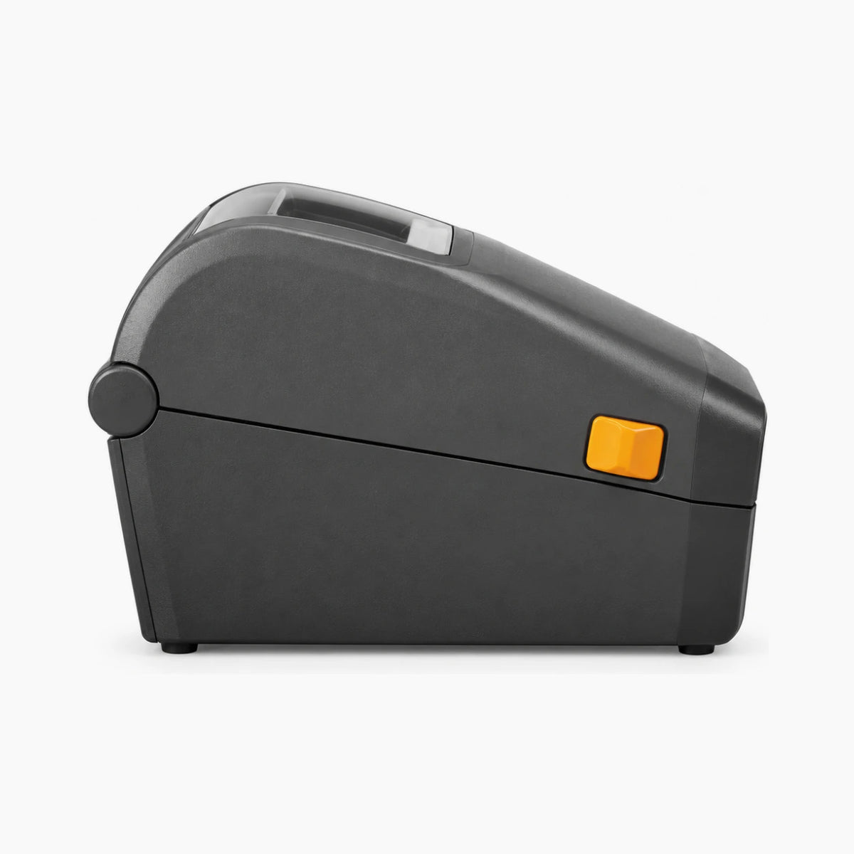 Zebra ZD421 thermal label printer, side view