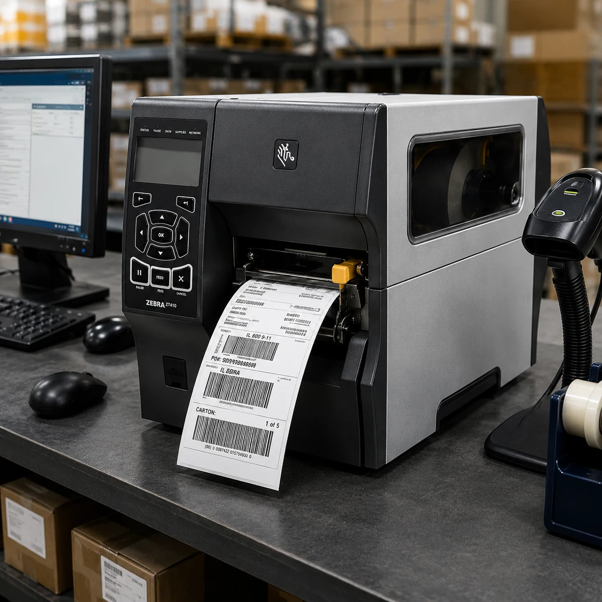 Zebra ZT410 Industrial / Commercial Thermal Label Printer