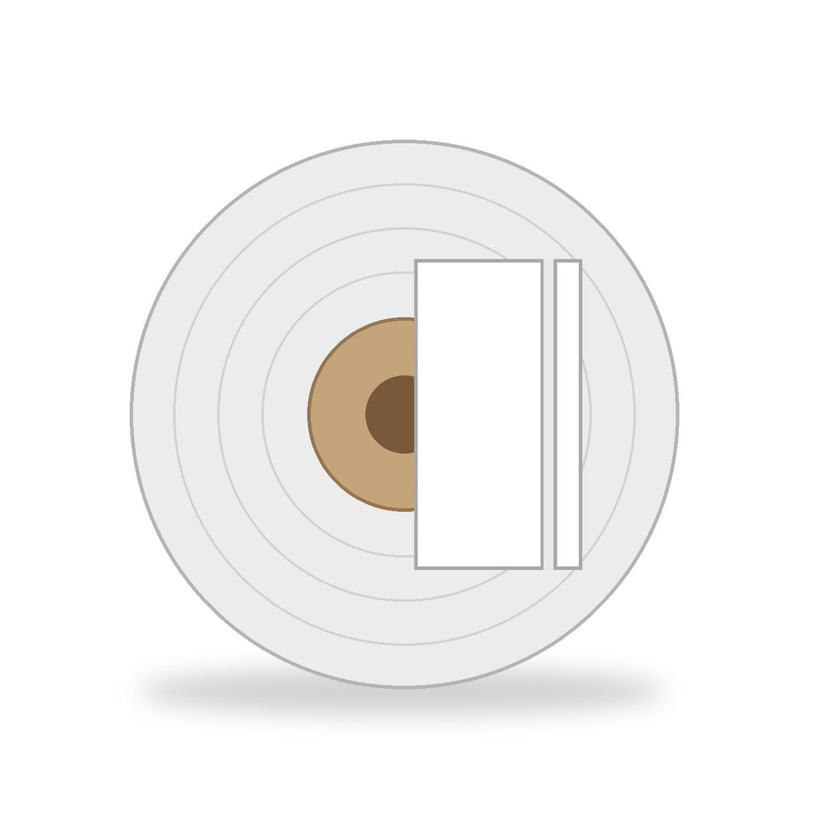 2.4 × 1 Direct thermal Paper Die-cut Rectangular — 03-02-1764