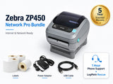 PRO Zebra ZP450 Thermal Shipping Label Printer EXTENDED WARRANTY - product photo - Thermal Printer Outlet