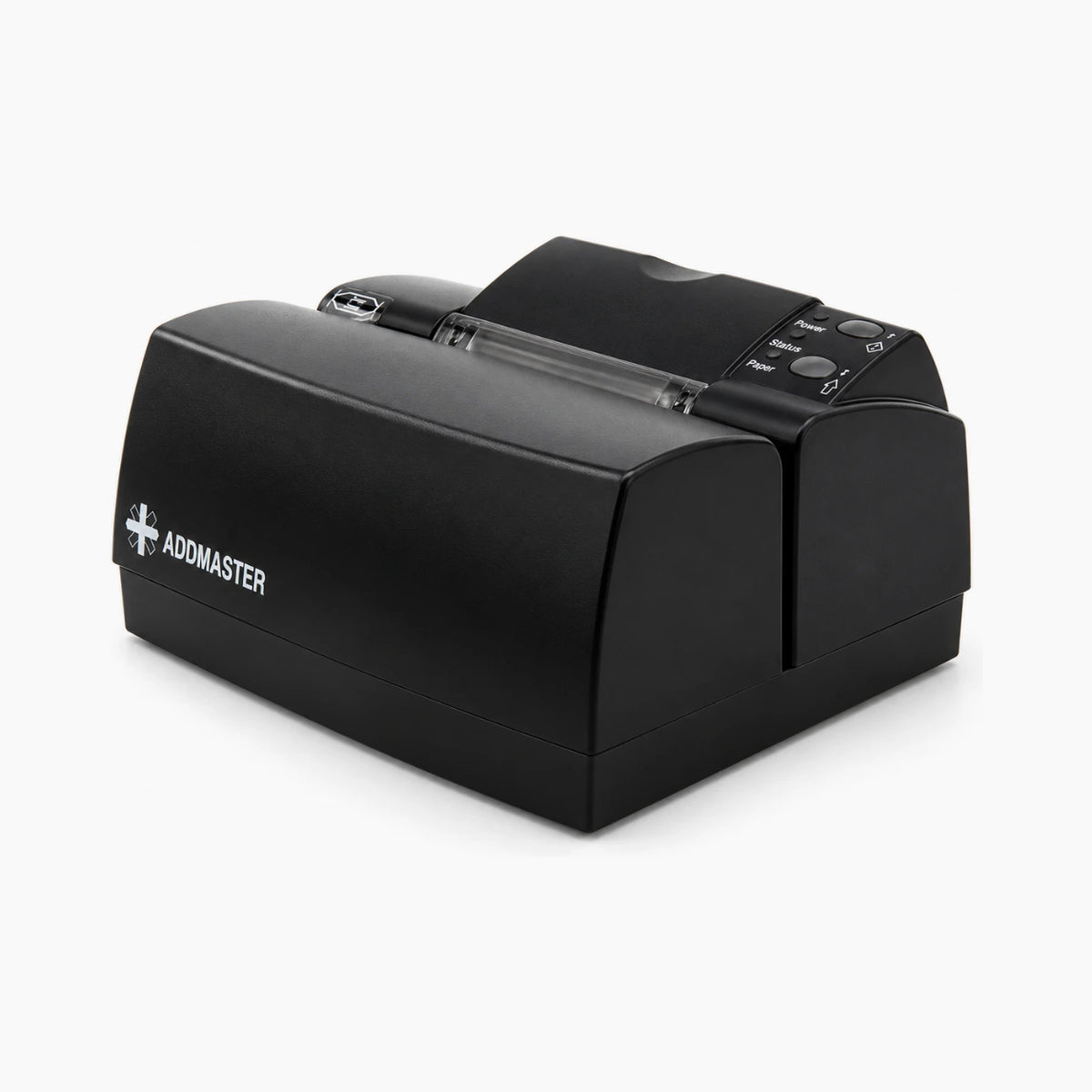 Addmaster thermal bank teller validation printer, angled view