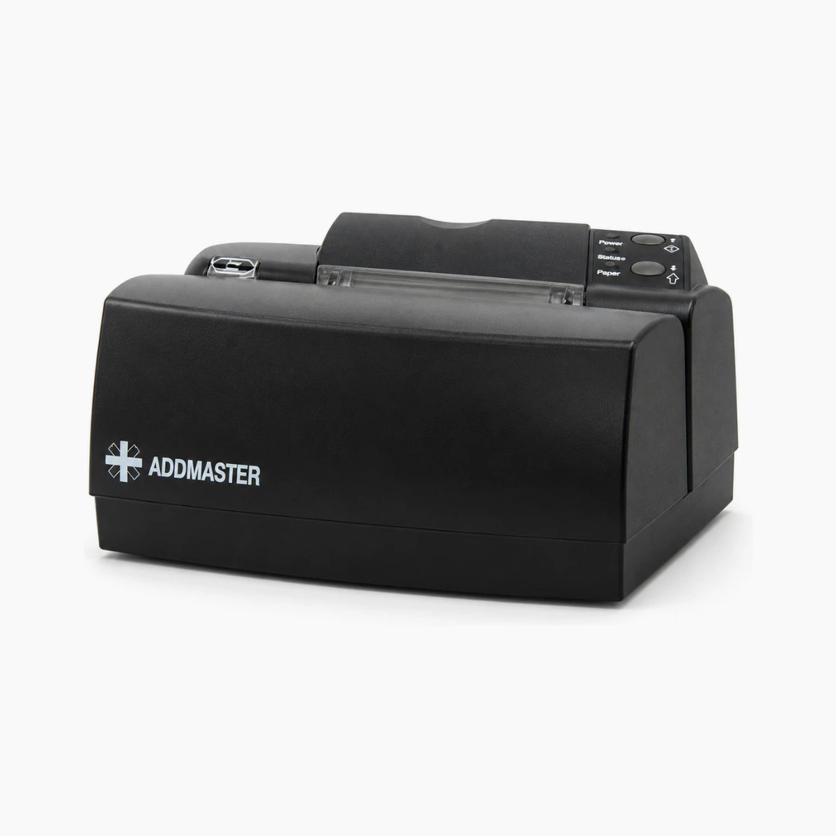 Addmaster thermal bank teller validation printer, side view