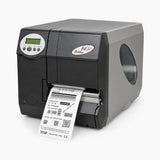 Avery Dennison 64-04 industrial barcode label printer, angled view