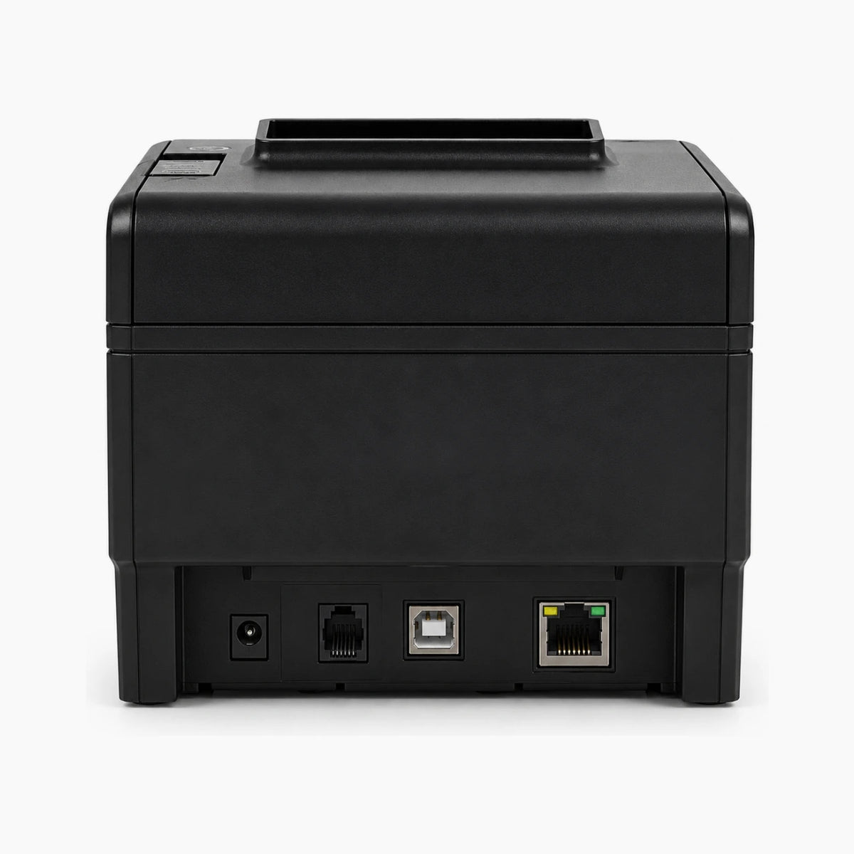 Bixolon SRP-S300 linerless thermal printer, rear view