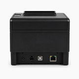Bixolon SRP-S300 linerless thermal printer, rear view