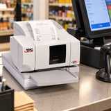 Cognitive A760 two-station receipt/slip printer in use