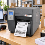 Datamax I-Class I-4606e Mark II industrial label printer in use
