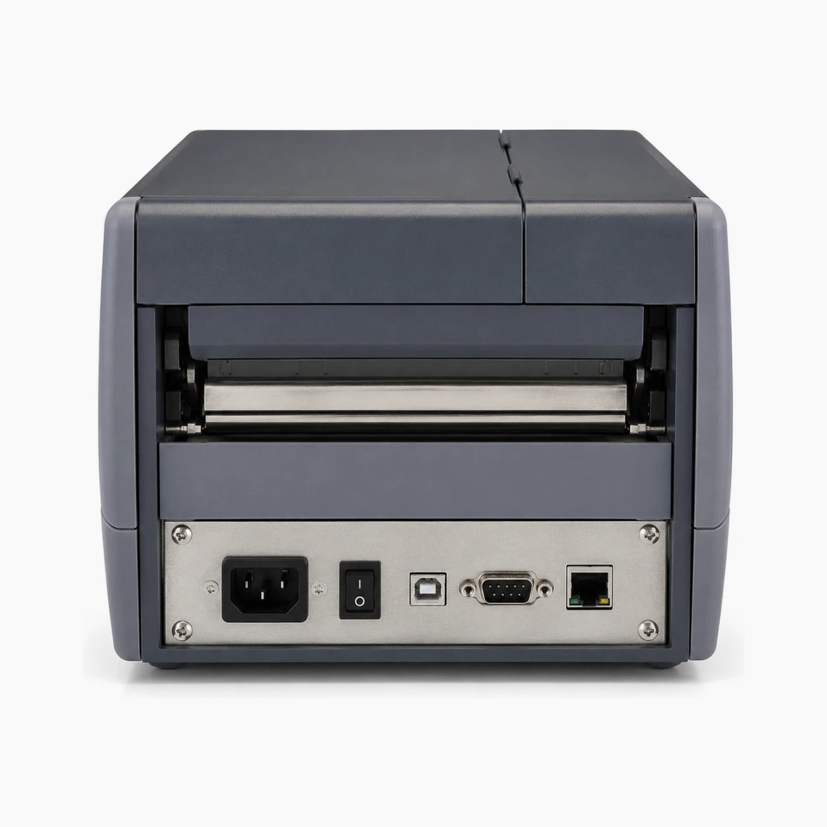 Datamax DMX-M-4208 industrial label printer rear view