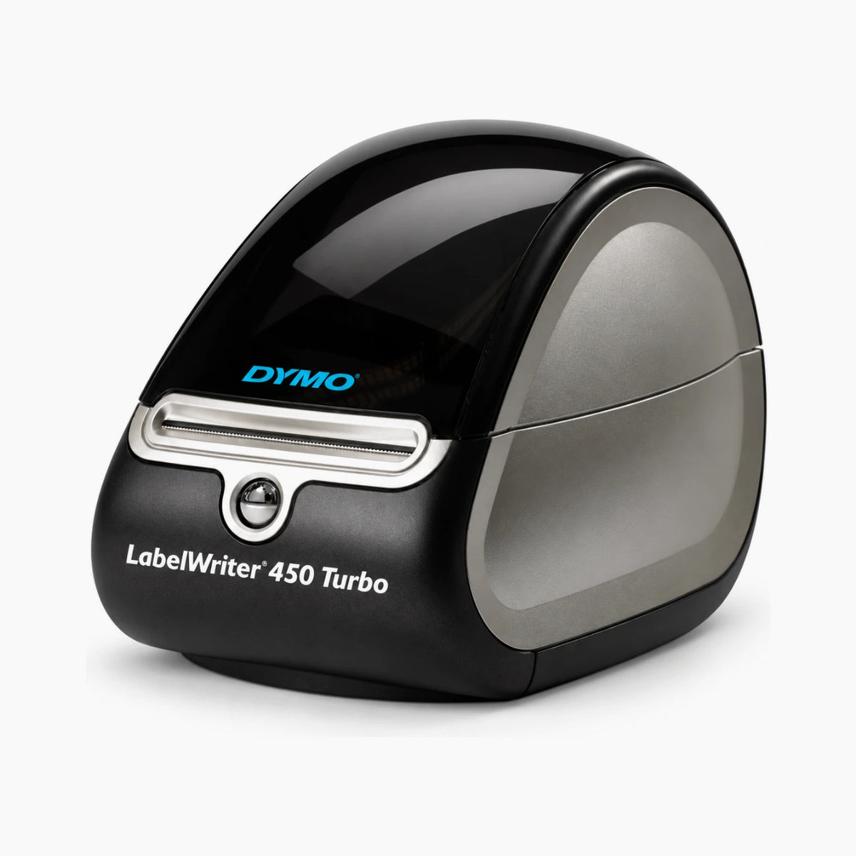DYMO LabelWriter 450 Turbo label printer angled view