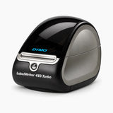 DYMO LabelWriter 450 Turbo label printer angled view