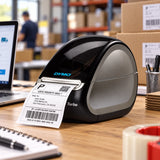 DYMO LabelWriter 450 Turbo label printer in use