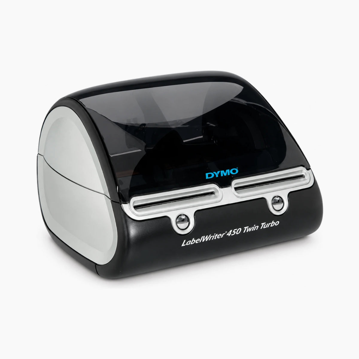 DYMO LabelWriter 450 Twin Turbo label printer angled view