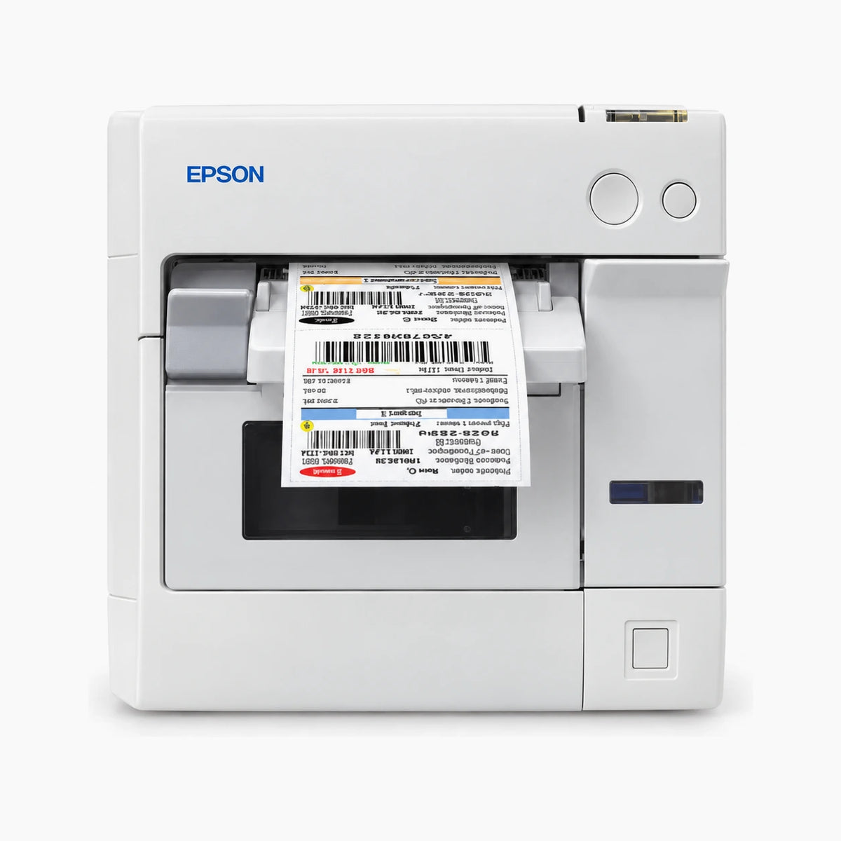 Epson ColorWorks TM-C3400 inkjet label printer front view