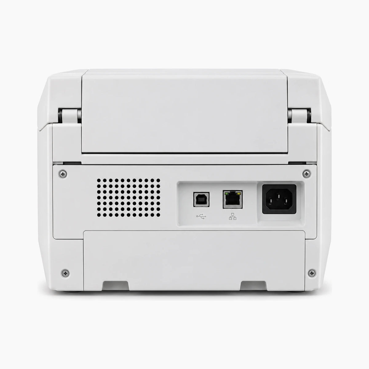 Epson ColorWorks TM-C3400 inkjet label printer rear view