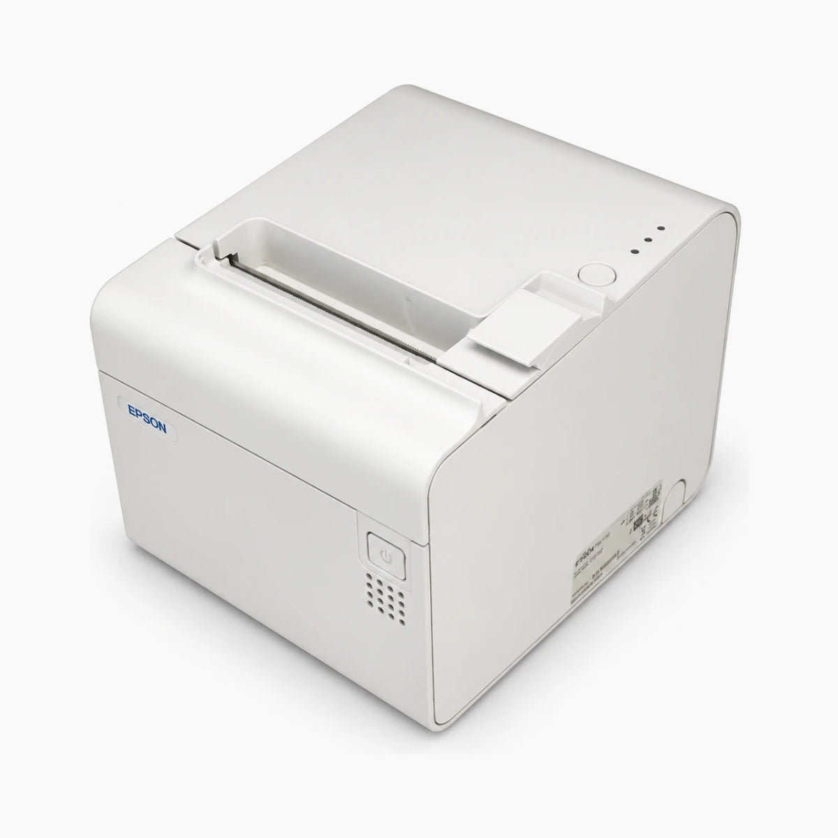 Epson TM-T90 thermal receipt printer, angled view