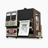 Fox IV TwinPrint packing slip and shipping label printer, angled view