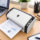 Fujitsu fi-6130 document scanner in use