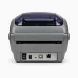 Zebra GK420T thermal transfer label printer rear view