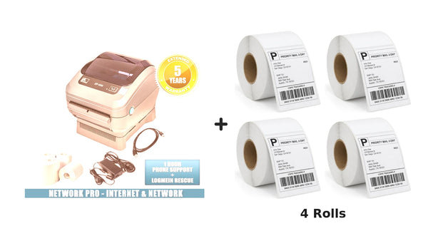 NETWORK PRO Zebra ZP450 Shipping Label Printer