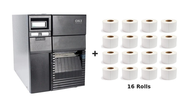 Impresora de etiquetas de código de barras industrial OKI Data OKI LE810DU / LE810DT