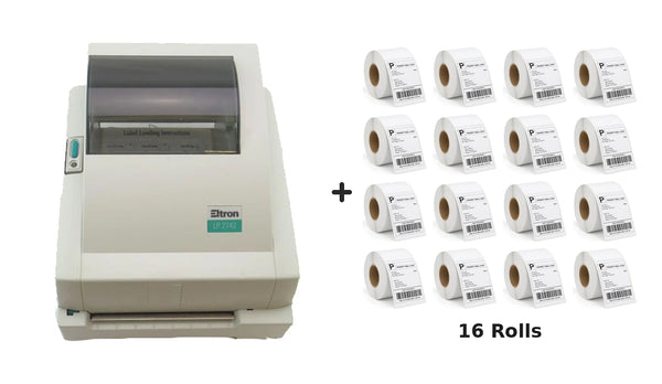 Zebra TLP-2742 Thermal Label Printer TLP2742 + Driver & Manual