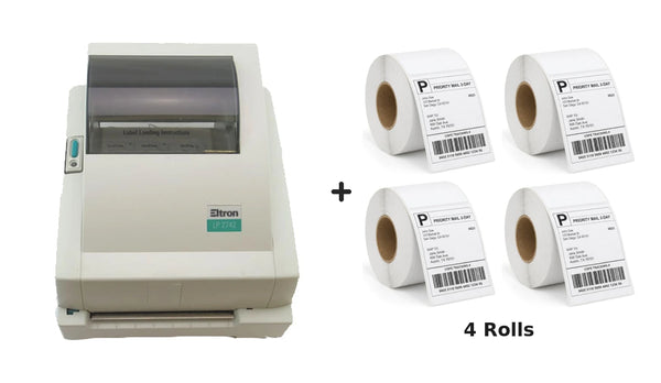 Zebra TLP-2742 Thermal Label Printer TLP2742 + Driver & Manual