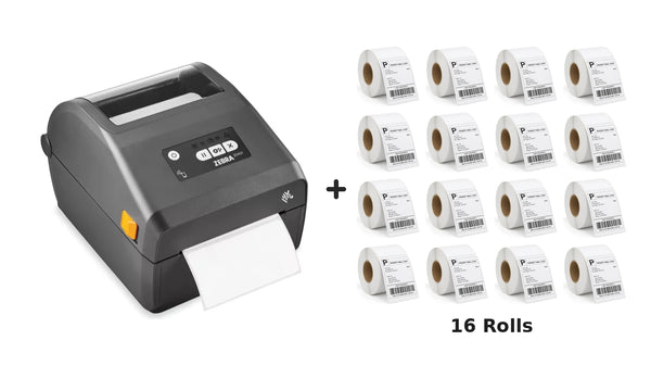Impresora de etiquetas térmica Zebra ZD421 ZD-421 + controlador y manual