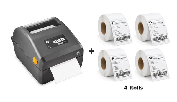 Impresora de etiquetas térmica Zebra ZD421 ZD-421 + controlador y manual
