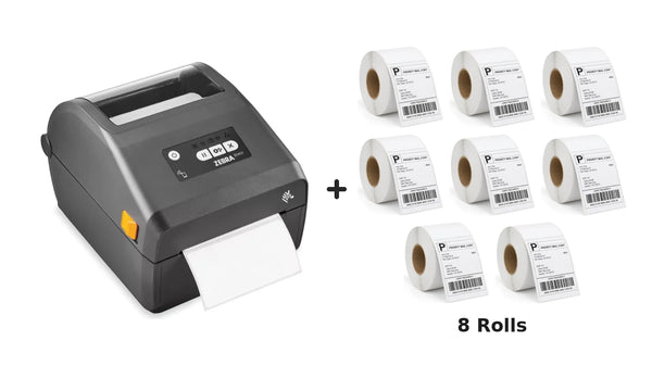 Impresora de etiquetas térmica Zebra ZD421 ZD-421 + controlador y manual