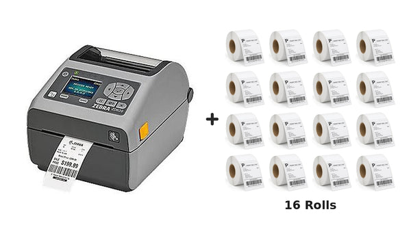Zebra ZD620 Thermal Label Printer ZD-620 + Driver & Manual