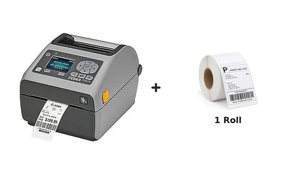 Zebra ZD620 Thermal Label Printer ZD-620 + Driver & Manual