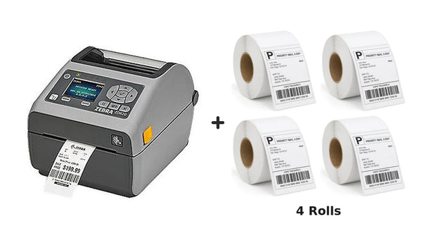 Zebra ZD620 Thermal Label Printer ZD-620 + Driver & Manual